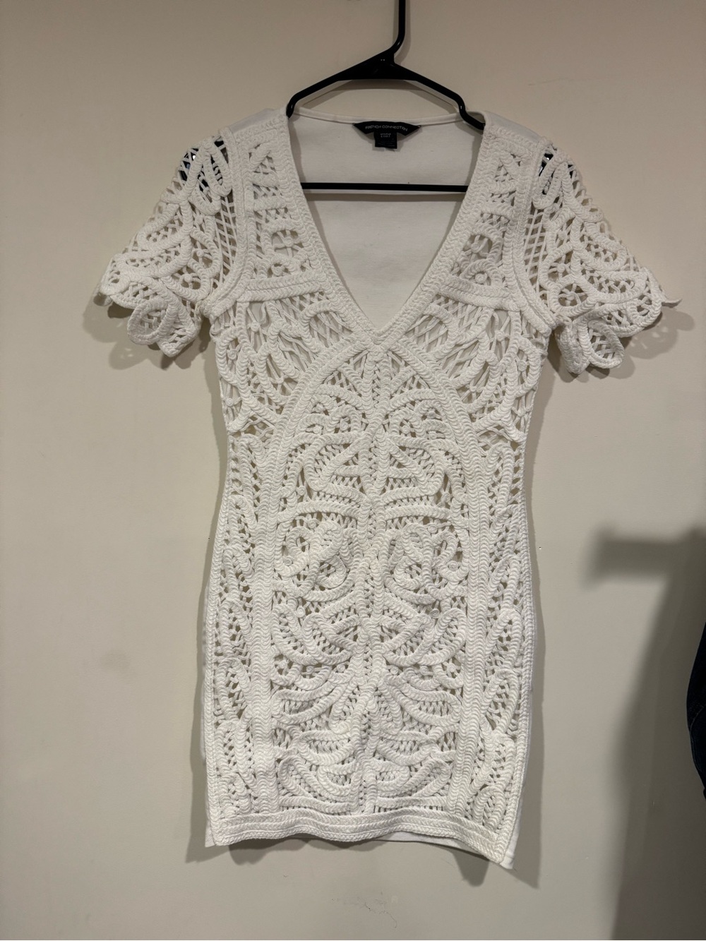French Connection White Mini Dress